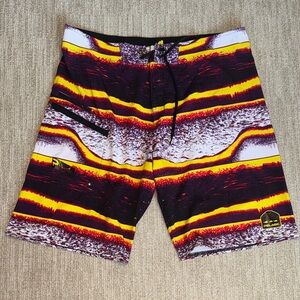 Pelagic 4 TEK High Performance Sonar Radar Hybrid Fishing Board Shorts Men's 38